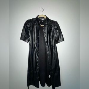 Size 2 DKNY leather dress. Great condition, super soft inside.